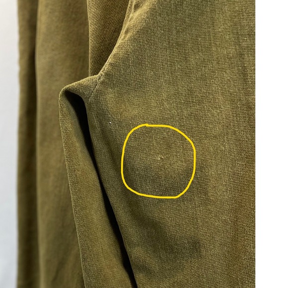 J Crew Womens Corduroy Pants Size 38R green mustard Cotton Classic Fit - Picture 2 of 10